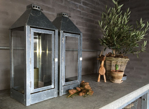 A2 Living - Galvaniseret Maxi Lanterne | A2 Living | Køb online hos Moster D – Hurtig levering