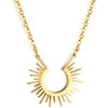 muun studios Sol halskæde guld Necklace