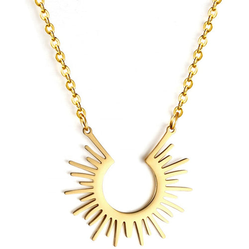 muun studios Sol halskæde guld Necklace