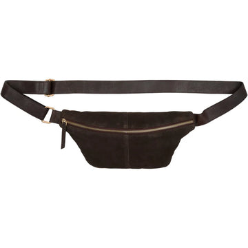 Orchid Suede Bumbag - Dark Coffee
