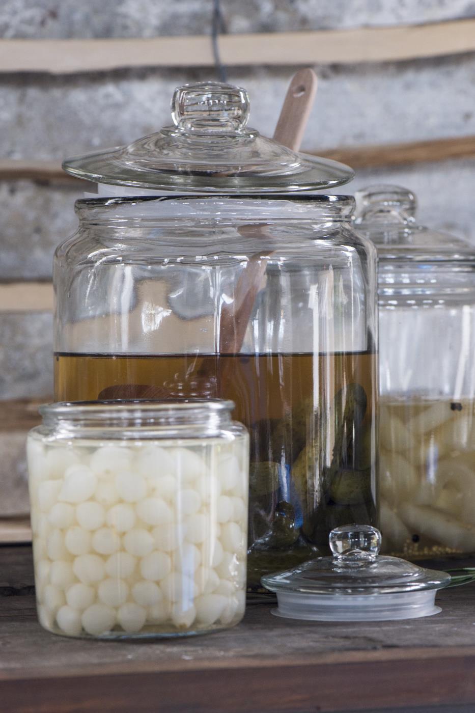 Ib Laursen - Glaskrukke m/glaslåg og gummiring, 4000 ml