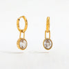 muun studios Zani Zirkon Ørering - 18K Guldbelagt Earring 18K Gold Plated