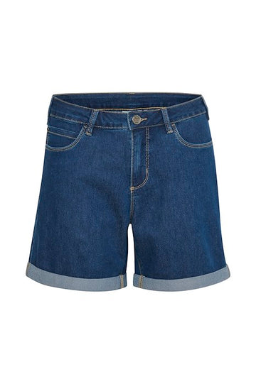 Kaffe Vicky Denim Shorts - Medium Blue Washed