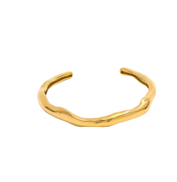 Dream Cuff Armbånd - Stor - 18K Guldbelagt