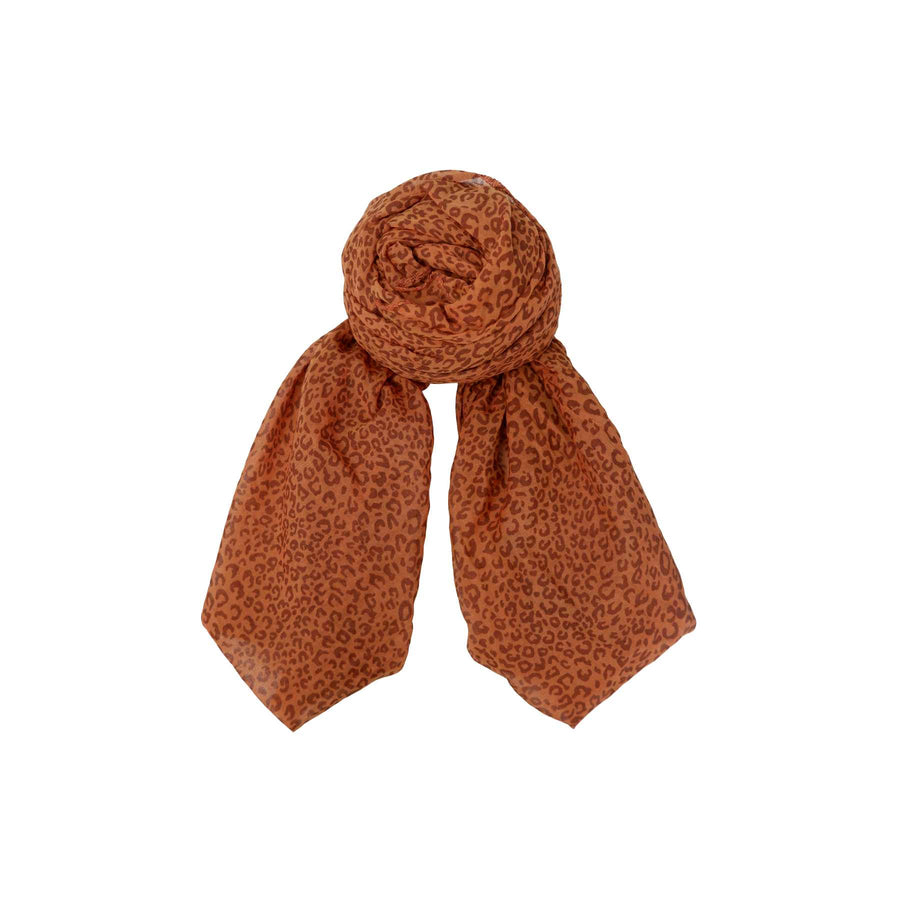 Black Colour Shayla Scarf - Camel