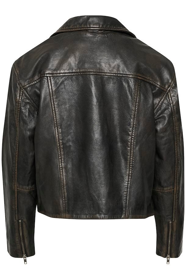 Kaffe Jane Leather Jacket | Kaffe | Køb online hos Moster D – Hurtig levering
