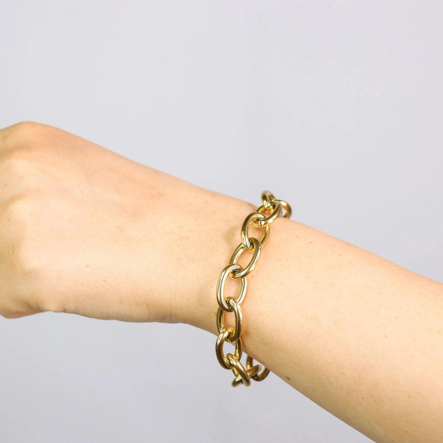Chunky Panser Armbånd 18K Guldbelagt - muun studios - Prisvenlige Smykker - Hurtig forsendelse