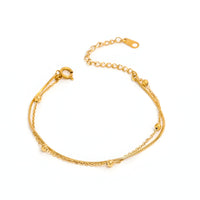 Bead 2-lags Snake Armbånd