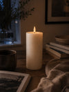 Delight Candles indendørs- 6,8x15cm, Creme