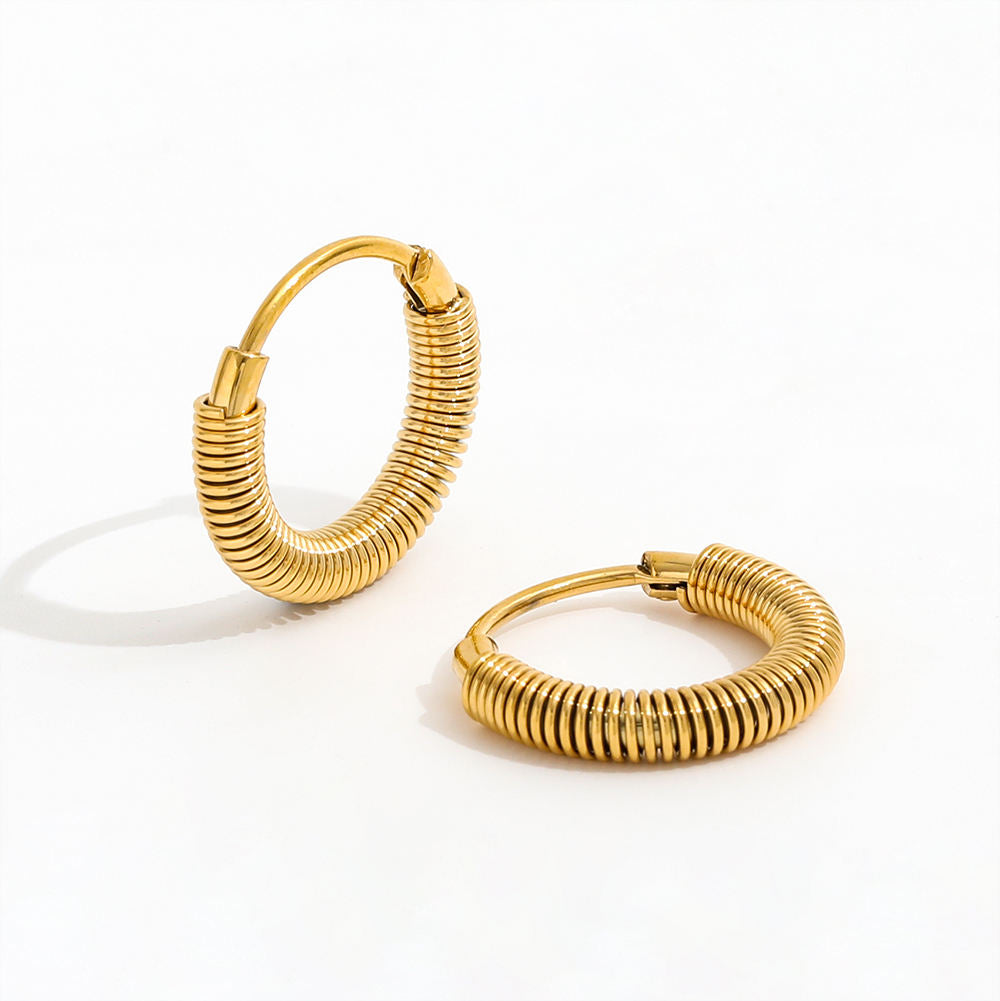 Coil Hoops Ørering 18K Guldbelagt | muun studios | Køb online hos Moster D – Hurtig levering