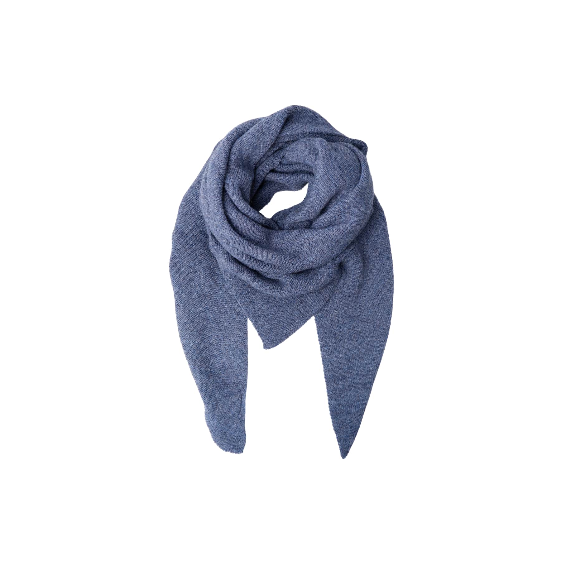 Black Colour Bex Solid Scarf - Jeans