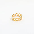 Geometrisk Honeycomb Ring 18K Guldbelagt | muun studios | Køb online hos Moster D – Hurtig levering