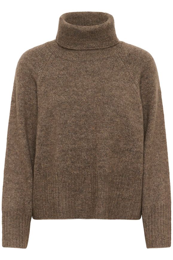Kaffe Erin Rollneck - Morel Melange