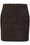 Kaffe Rachel Suede Skirt - Black Coffee
