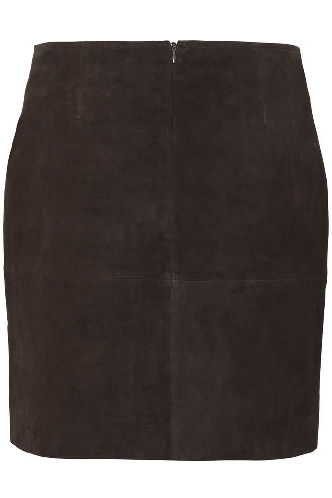 Kaffe Rachel Suede Skirt - Black Coffee