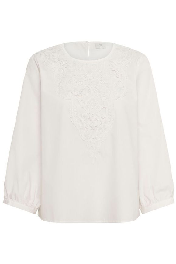 Kaffe Ava Blouse - Chalk