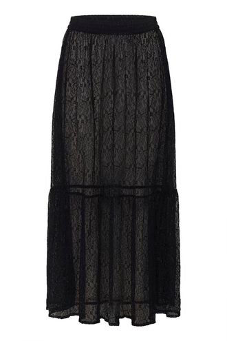 Kaffe Olla Lace Skirt - Black Deep