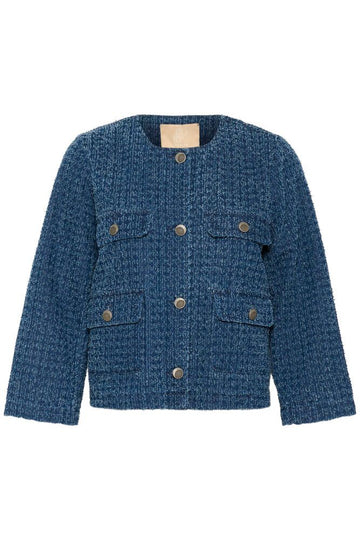 Culture Constance Denim Jacket - Dark Blue Wash