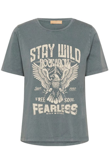 Culture Yolinda Amora T-shirt - Grey Wash