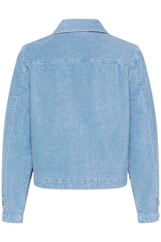 Cream Rafael Corduroy Jacket - Light Blue