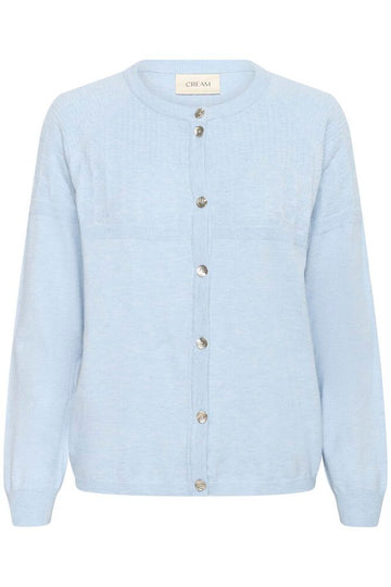 Cream Dela Cardigan - Cashmere Blue Melange