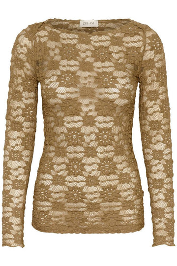 Cream Maddie Blouse - Cocoa Créme