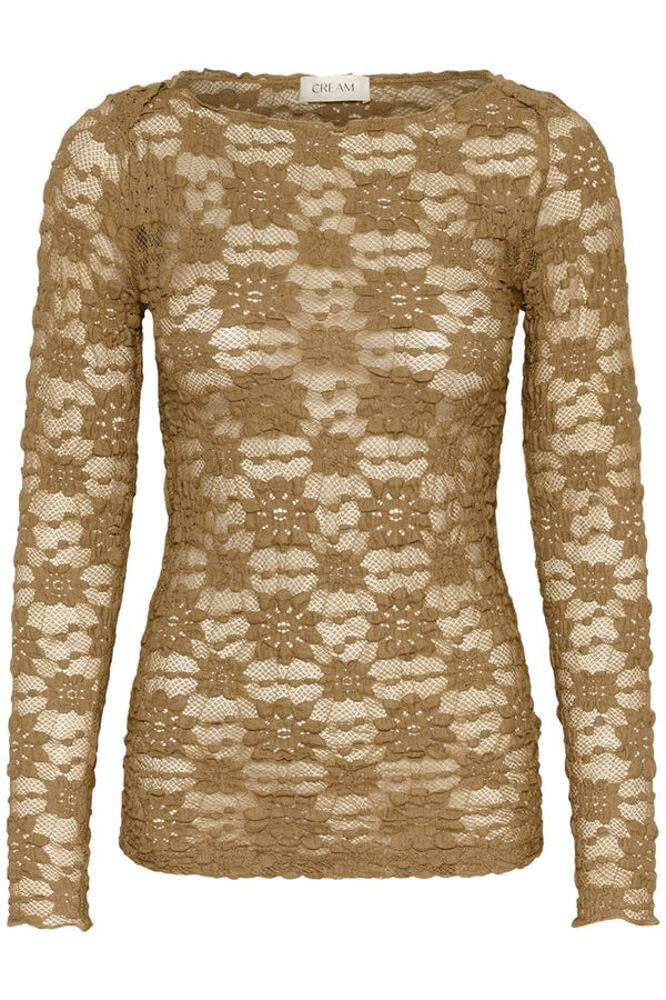 Cream Maddie Blouse - Cocoa Créme