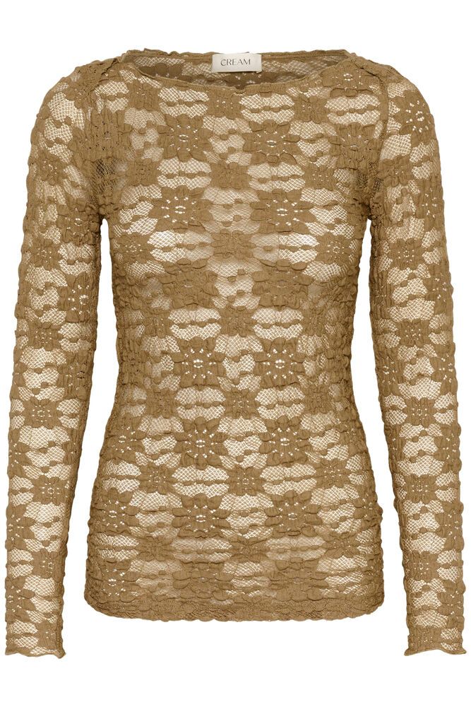 Cream Maddie Blouse - Cocoa Créme