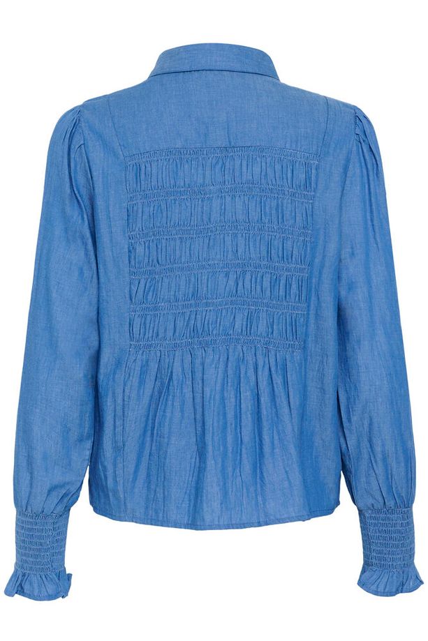 Cream Kami Shirt - Providence Blue