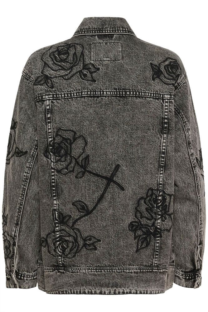 Kaffe Ross Denim Jacket - Dark Grey Washed