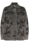 Kaffe Ross Denim Jacket - Dark Grey Washed