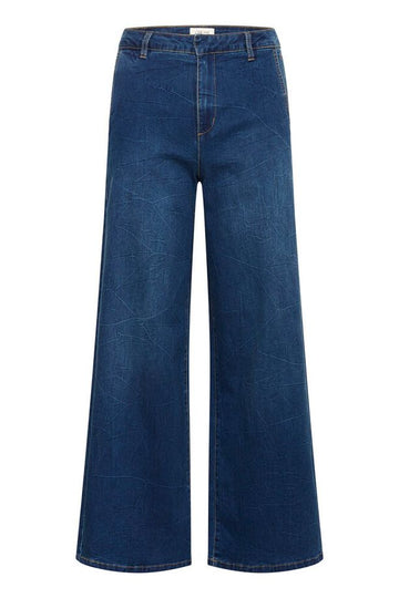 Cream Visti Pant - Oakland Mid Blue Denim