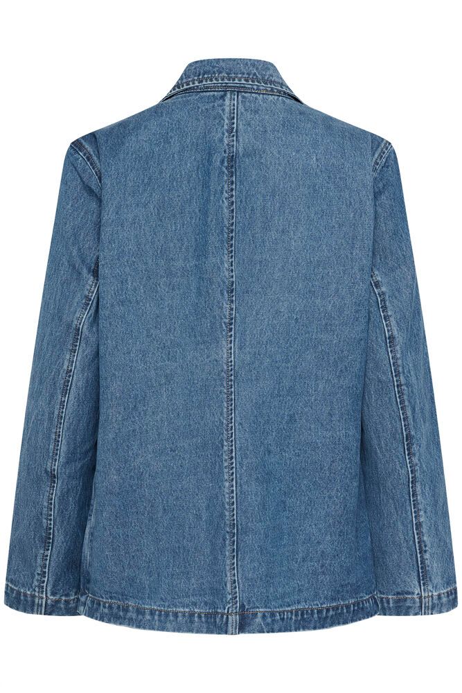 Kaffe Klara Denim Blazer - Blue Denim
