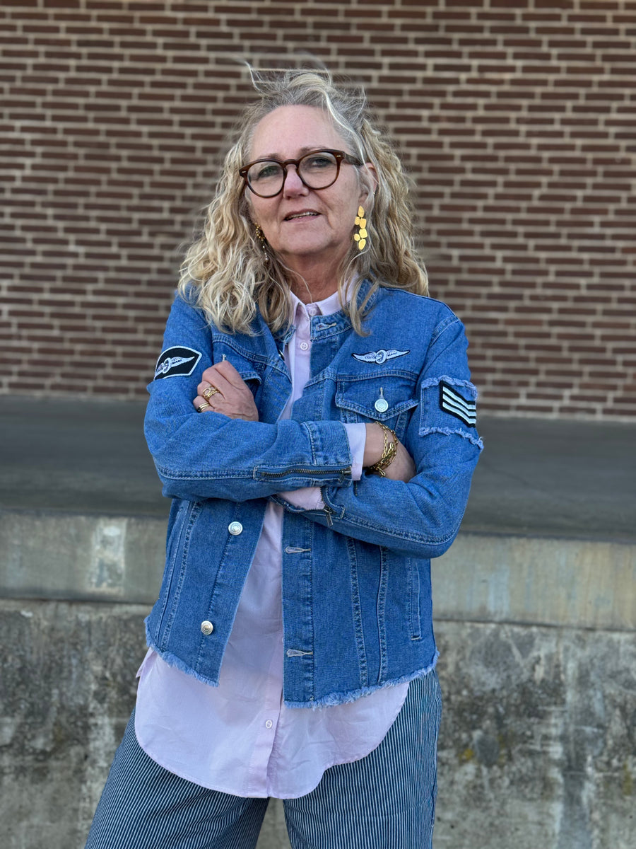 Costa Mani Foxy Denim Jacket - Blue | Costa Mani | Køb online hos Moster D – Hurtig levering