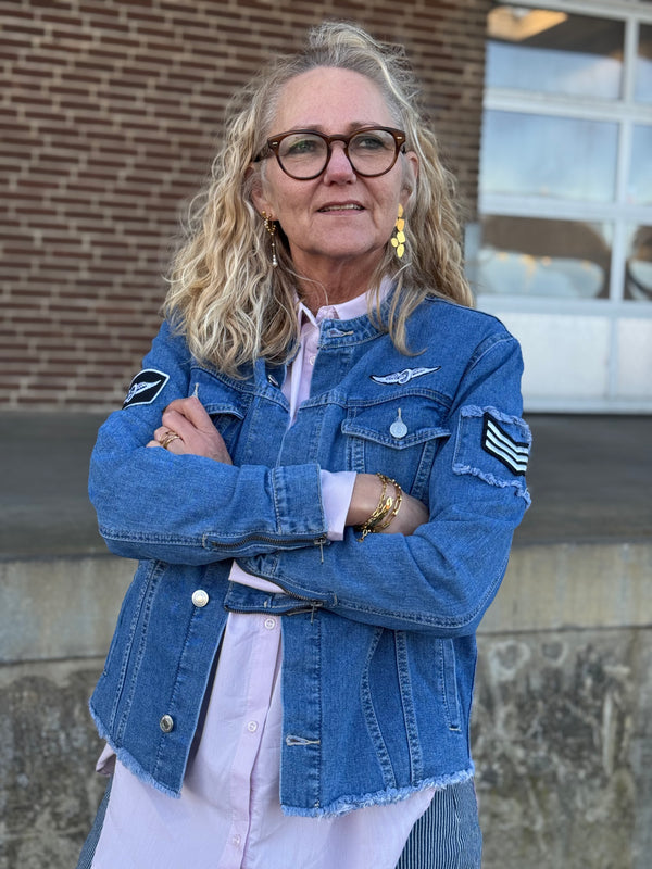 Costa Mani Foxy Denim Jacket - Blue | Costa Mani | Køb online hos Moster D – Hurtig levering