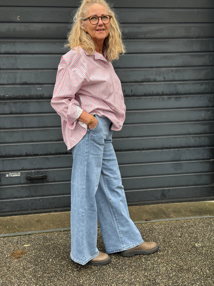 Cream Visti Pant - Miami Light Blue Denim | Cream | Køb online hos Moster D – Hurtig levering