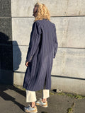 Isay Pearl Coat - Denimblue Stripe | Isay | Køb online hos Moster D – Hurtig levering