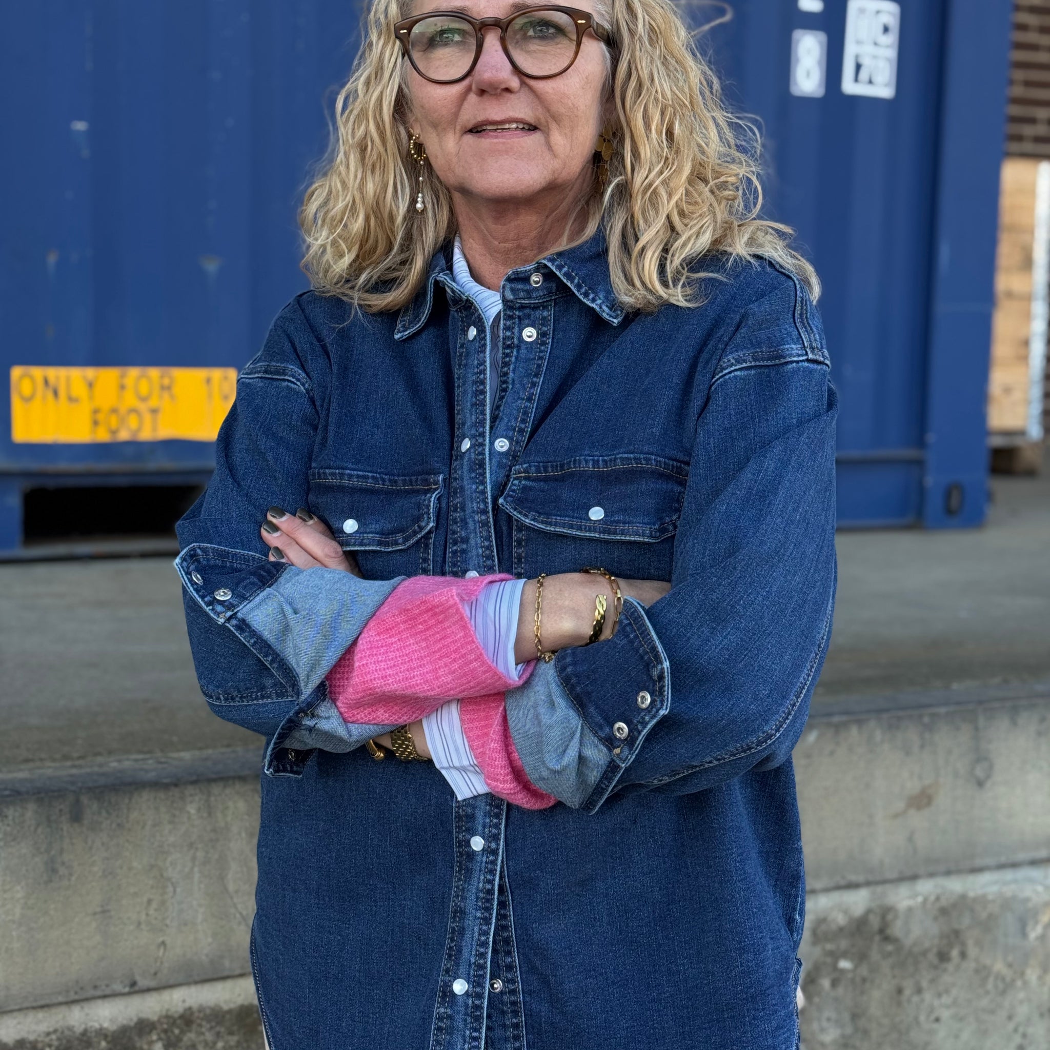 Kaffe Sinem Denim Shirt | Kaffe | Køb online hos Moster D – Hurtig levering