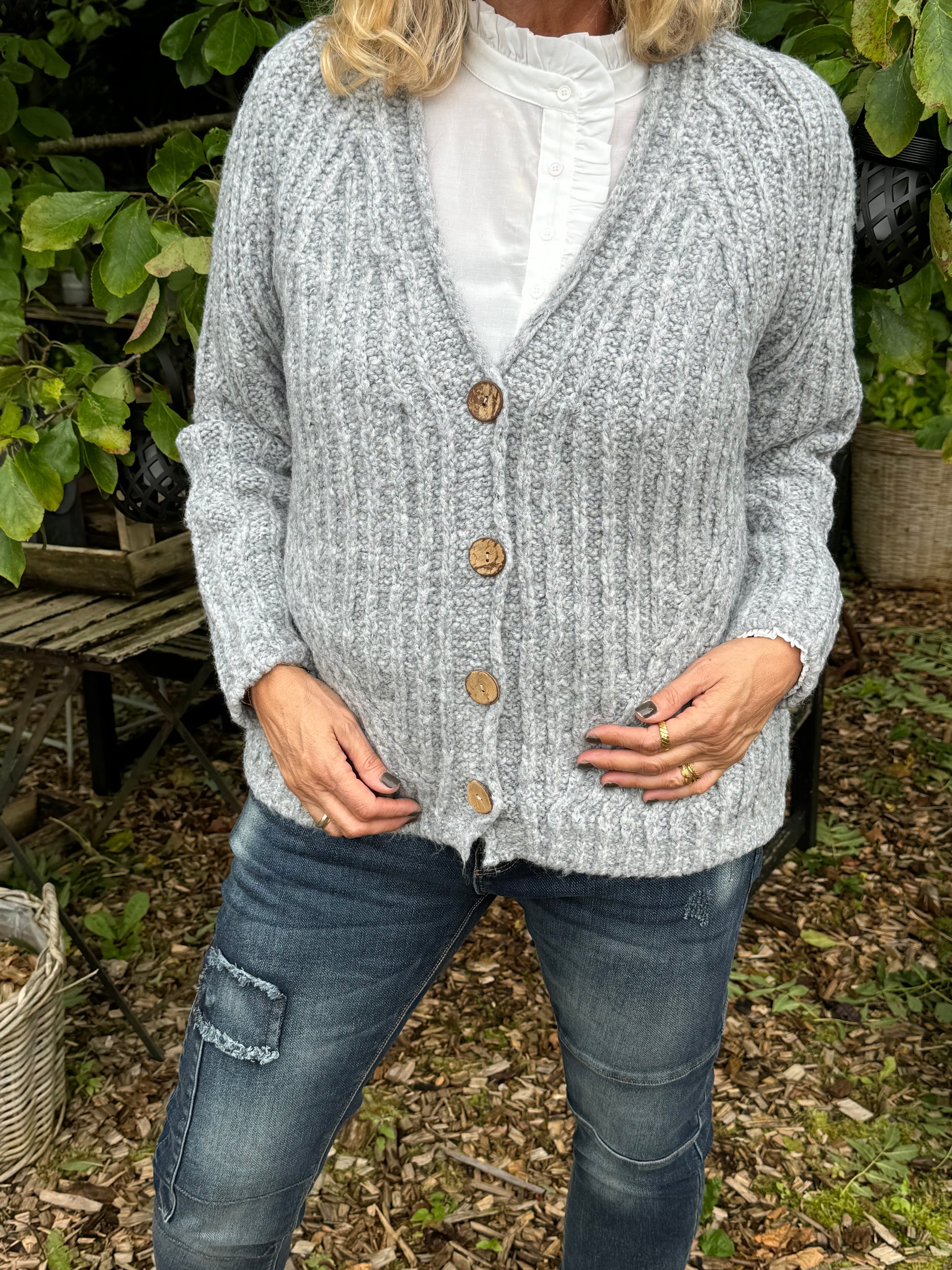 Tif Tiffy Iilda Strik - Grå | Tif Tiffy | Køb online hos Moster D – Hurtig levering