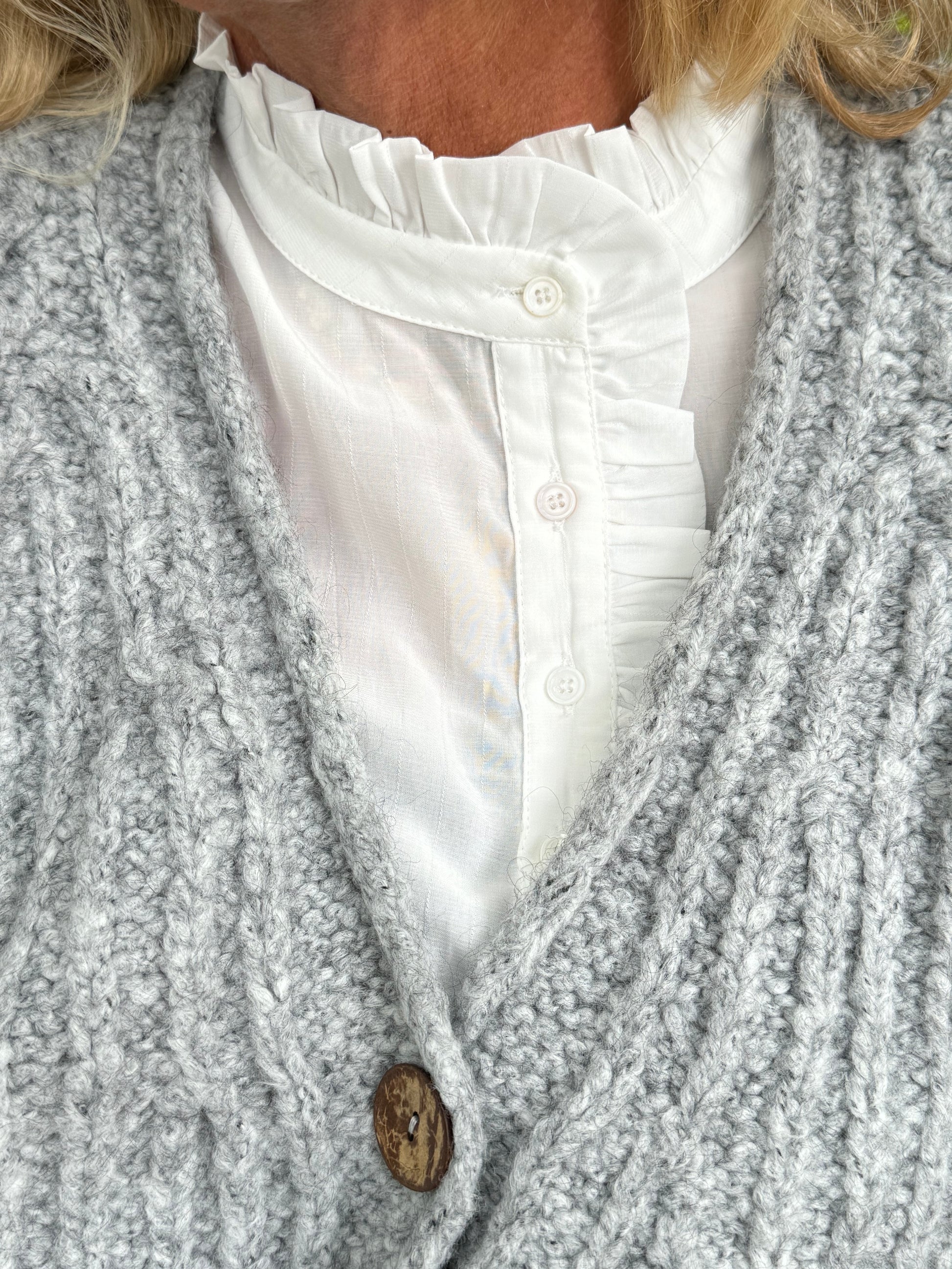 Tif Tiffy Iilda Strik - Grå | Tif Tiffy | Køb online hos Moster D – Hurtig levering