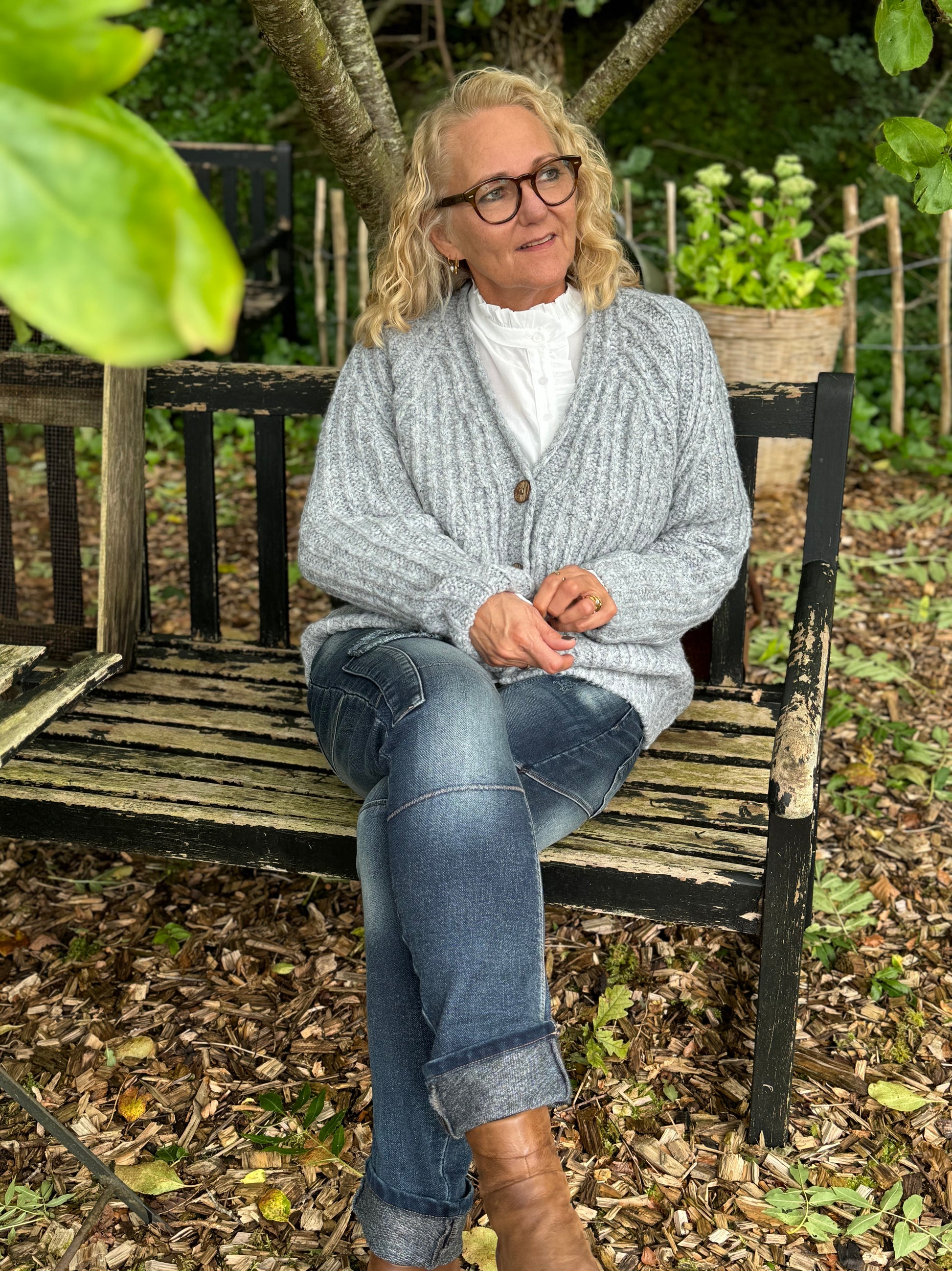 Tif Tiffy Iilda Strik - Grå | Tif Tiffy | Køb online hos Moster D – Hurtig levering