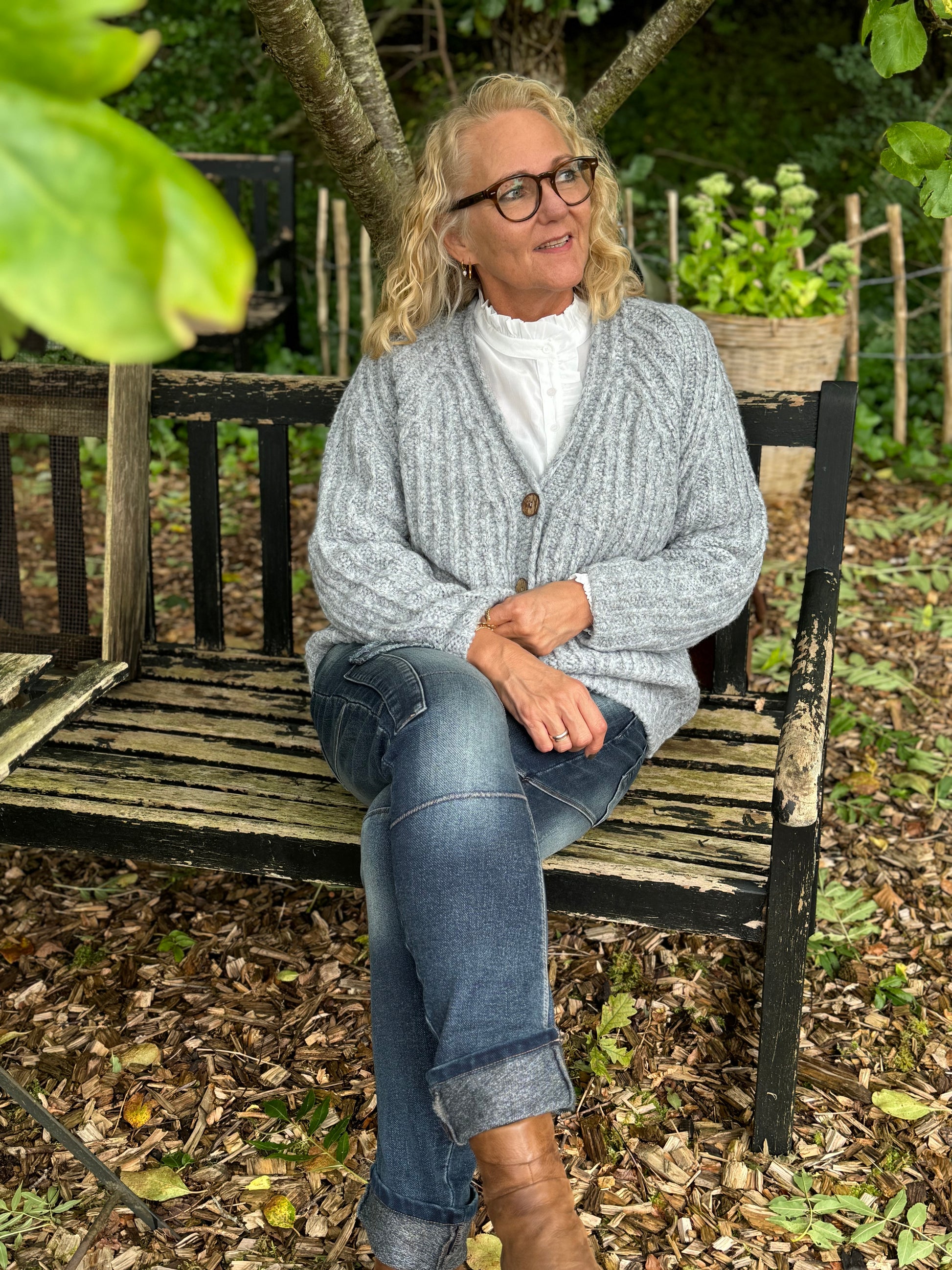 Tif Tiffy Iilda Strik - Grå | Tif Tiffy | Køb online hos Moster D – Hurtig levering