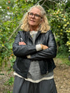 Notyz Biker Jacket - Black w. Silver | Notyz | Køb online hos Moster D – Hurtig levering