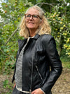 Notyz Biker Jacket - Black w. Silver | Notyz | Køb online hos Moster D – Hurtig levering