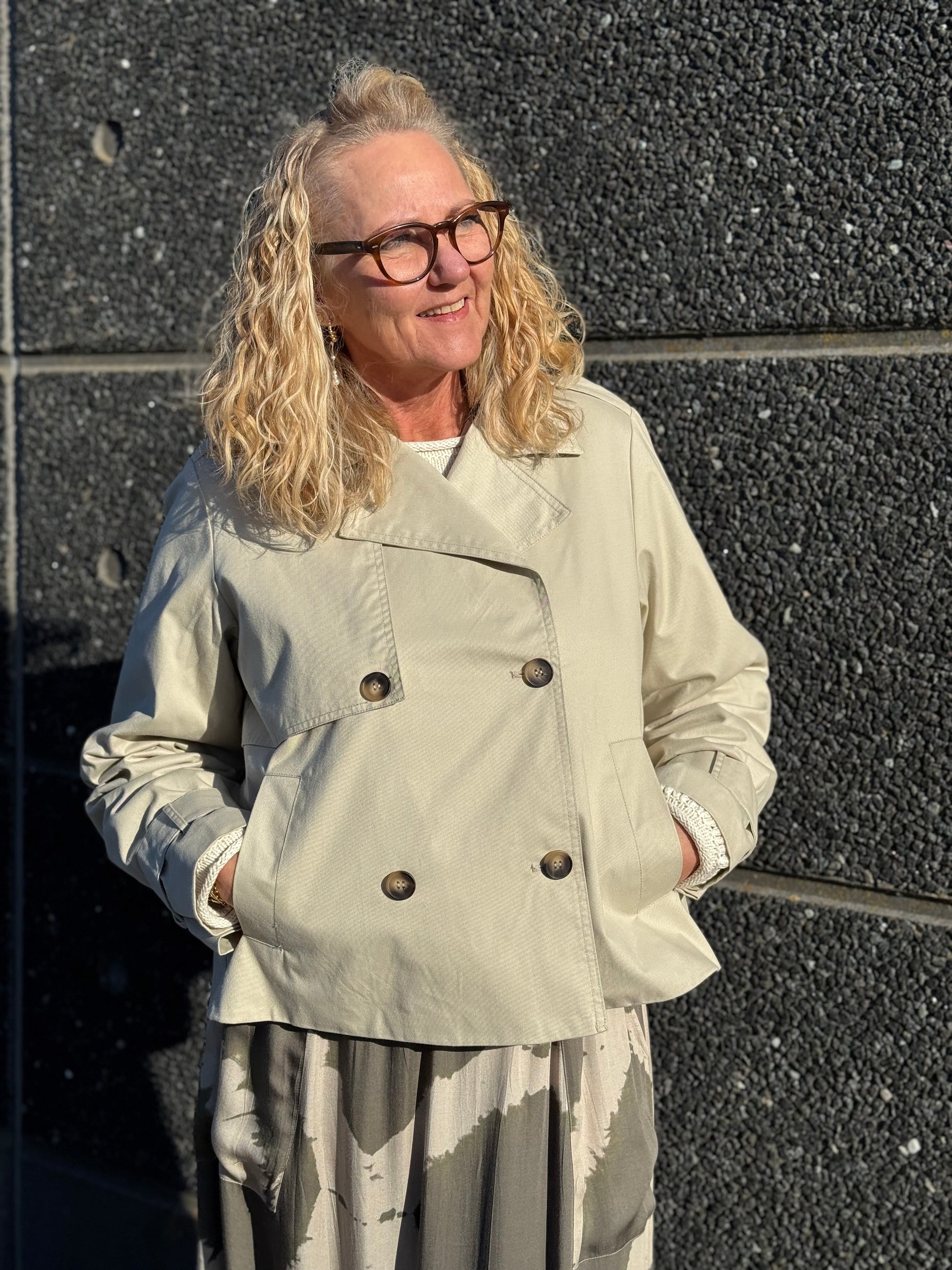 Kaffe Patricia Jacket - Feather Grey | Kaffe | Køb online hos Moster D – Hurtig levering