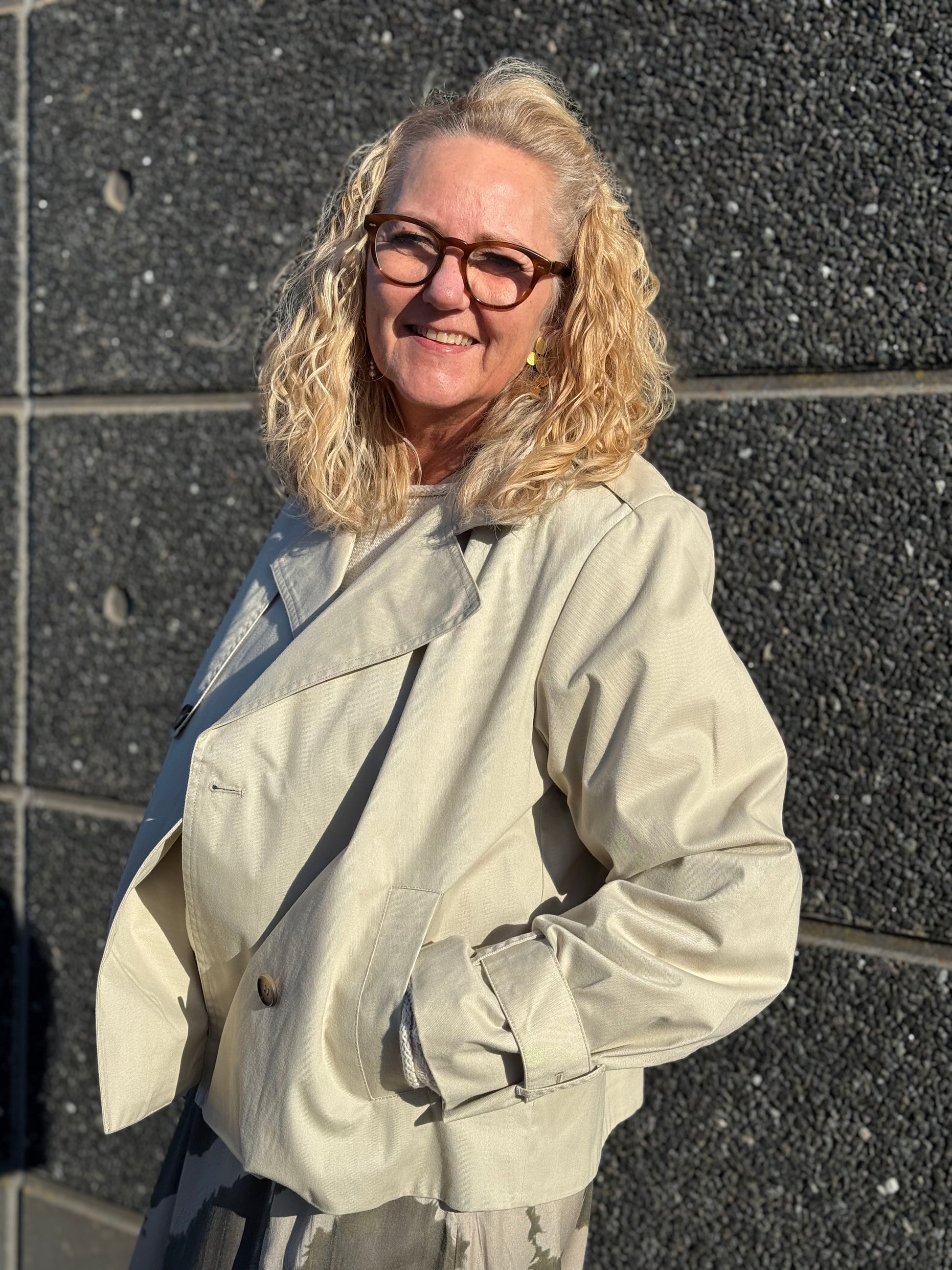 Kaffe Patricia Jacket - Feather Grey | Kaffe | Køb online hos Moster D – Hurtig levering
