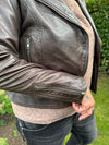 Notyz Biker Jacket - Almond Brown | Notyz | Køb online hos Moster D – Hurtig levering
