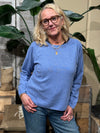 BTF CPH Cashmere Pullover - Denim Melange | BTF CPH | Køb online hos Moster D – Hurtig levering