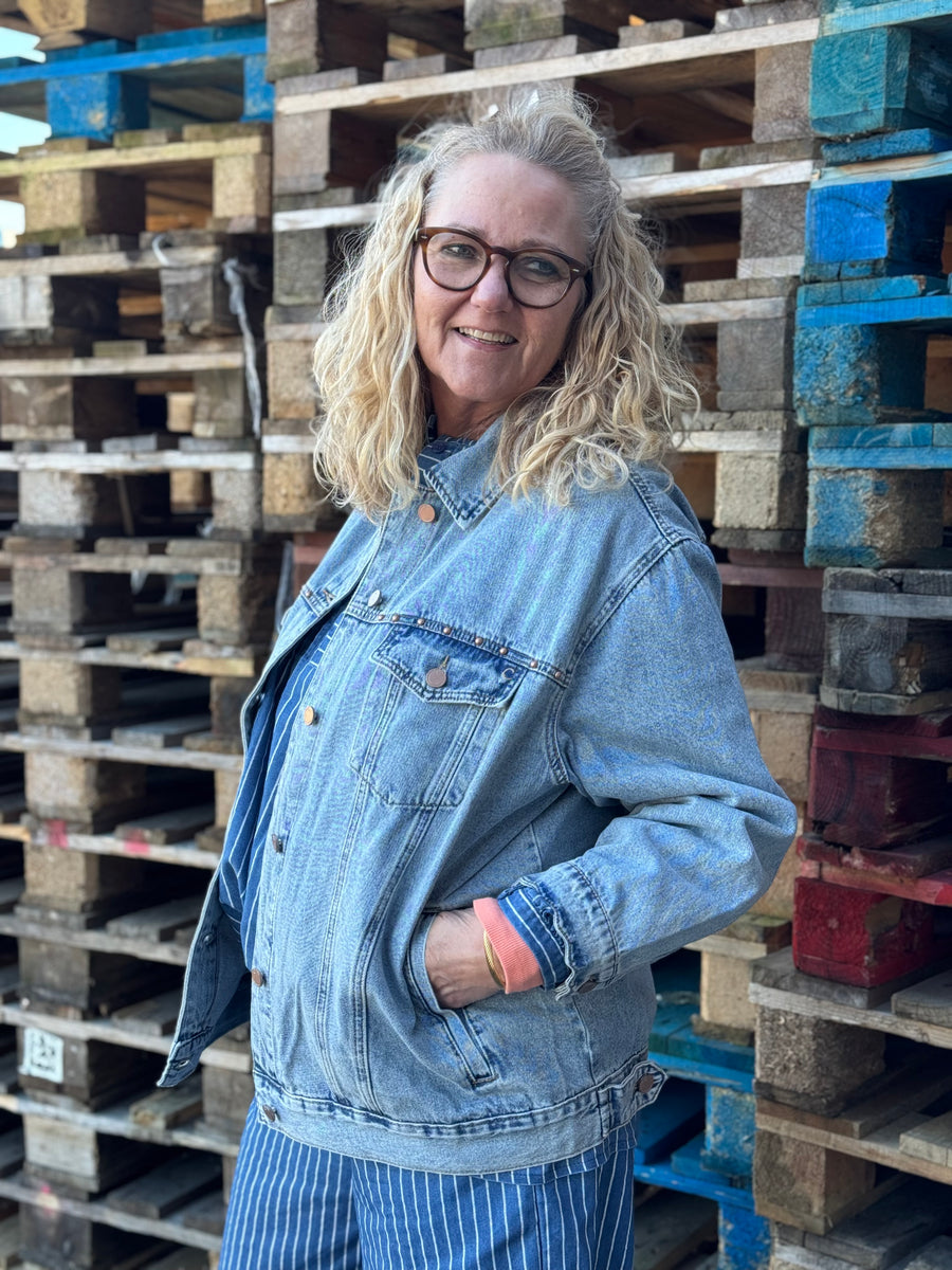 Cream Gigi OZ Denim Jacket | Cream | Køb online hos Moster D – Hurtig levering