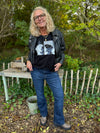 Isay Como Flare Button Jeans - Dark Denim | Isay | Køb online hos Moster D – Hurtig levering